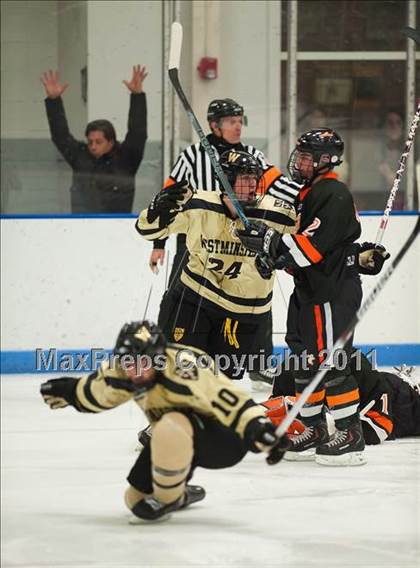 Thumbnail 2 in Westminster vs Kimball Union (Flood-Marr Tournament) photogallery.