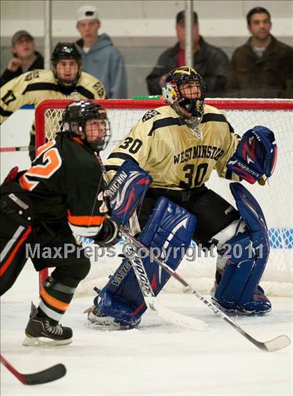 Thumbnail 2 in Westminster vs Kimball Union (Flood-Marr Tournament) photogallery.