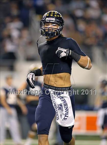 Thumbnail 2 in Byron Nelson vs. Stephenville (4A Division 2 Region 1 Area) photogallery.