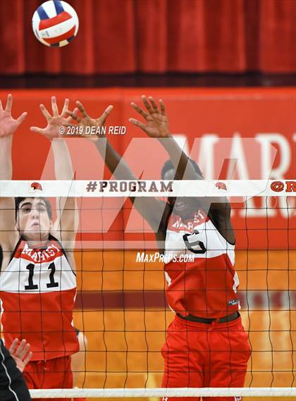 Thumbnail 2 in Lincoln-Way East @ Marist (IHSA 4A Sectional Final) photogallery.