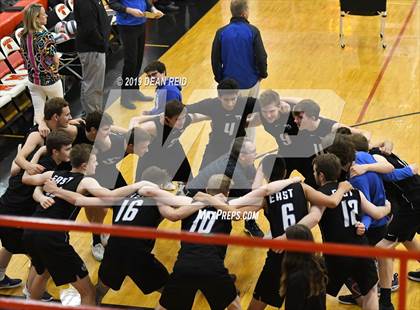 Thumbnail 1 in Lincoln-Way East @ Marist (IHSA 4A Sectional Final) photogallery.
