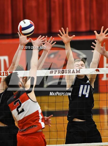 Thumbnail 3 in Lincoln-Way East @ Marist (IHSA 4A Sectional Final) photogallery.