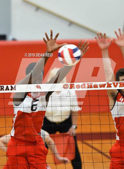 Thumbnail 2 in Lincoln-Way East @ Marist (IHSA 4A Sectional Final) photogallery.