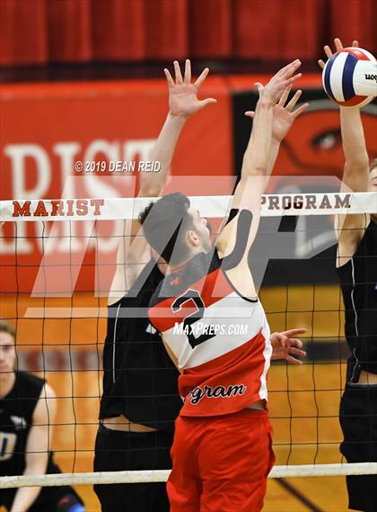 Thumbnail 1 in Lincoln-Way East @ Marist (IHSA 4A Sectional Final) photogallery.