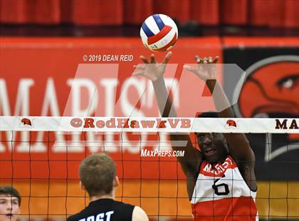 Thumbnail 1 in Lincoln-Way East @ Marist (IHSA 4A Sectional Final) photogallery.