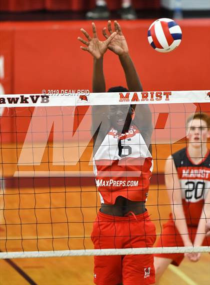 Thumbnail 3 in Lincoln-Way East @ Marist (IHSA 4A Sectional Final) photogallery.