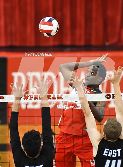 Thumbnail 1 in Lincoln-Way East @ Marist (IHSA 4A Sectional Final) photogallery.