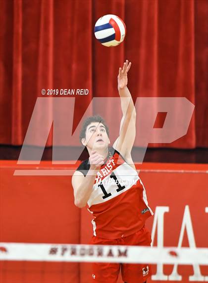 Thumbnail 2 in Lincoln-Way East @ Marist (IHSA 4A Sectional Final) photogallery.