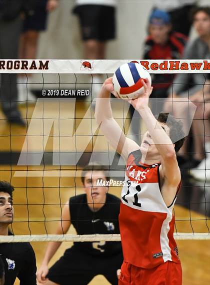Thumbnail 3 in Lincoln-Way East @ Marist (IHSA 4A Sectional Final) photogallery.