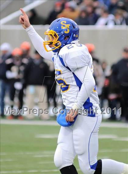 Thumbnail 3 in Shadyside vs. St. John's (OHSAA D VI Final) photogallery.