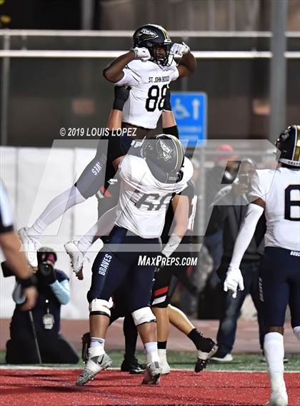 Thumbnail 1 in St. John Bosco @ Centennial (CIF SS DIV 1 Semi Final Playoff) photogallery.
