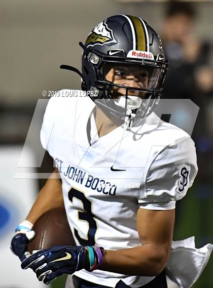 Thumbnail 1 in St. John Bosco @ Centennial (CIF SS DIV 1 Semi Final Playoff) photogallery.