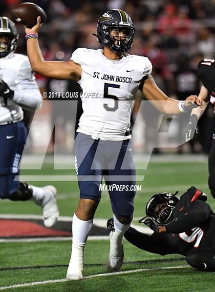 Thumbnail 2 in St. John Bosco @ Centennial (CIF SS DIV 1 Semi Final Playoff) photogallery.