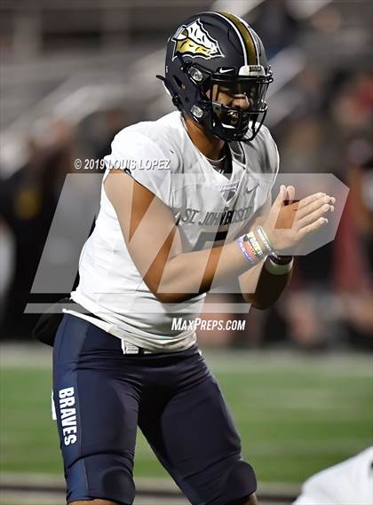 Thumbnail 1 in St. John Bosco @ Centennial (CIF SS DIV 1 Semi Final Playoff) photogallery.
