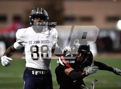Thumbnail 1 in St. John Bosco @ Centennial (CIF SS DIV 1 Semi Final Playoff) photogallery.