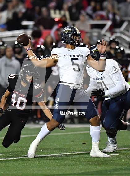 Thumbnail 3 in St. John Bosco @ Centennial (CIF SS DIV 1 Semi Final Playoff) photogallery.