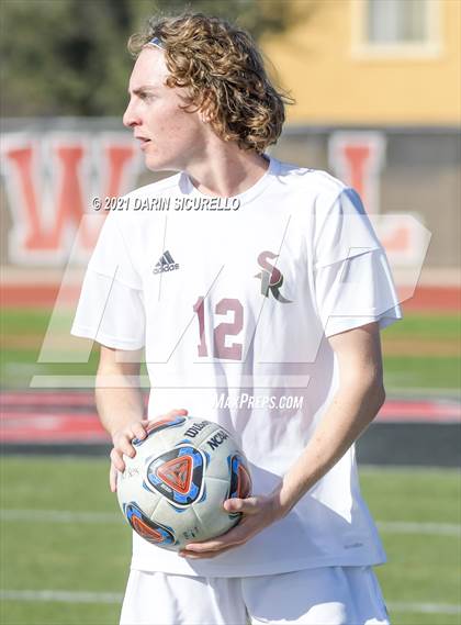 Thumbnail 2 in Shadow Ridge vs. Arizona College Prep (Coyote Classic Soccer Tournament) photogallery.