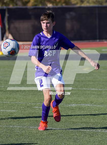 Thumbnail 3 in Shadow Ridge vs. Arizona College Prep (Coyote Classic Soccer Tournament) photogallery.