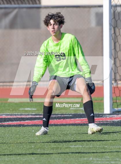 Thumbnail 1 in Shadow Ridge vs. Arizona College Prep (Coyote Classic Soccer Tournament) photogallery.