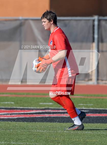 Thumbnail 2 in Shadow Ridge vs. Arizona College Prep (Coyote Classic Soccer Tournament) photogallery.