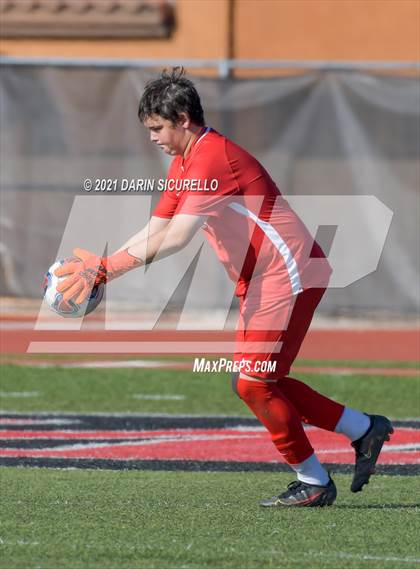 Thumbnail 3 in Shadow Ridge vs. Arizona College Prep (Coyote Classic Soccer Tournament) photogallery.