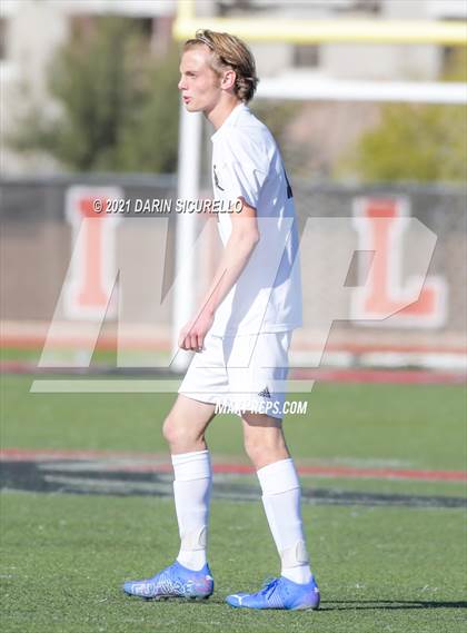 Thumbnail 3 in Shadow Ridge vs. Arizona College Prep (Coyote Classic Soccer Tournament) photogallery.