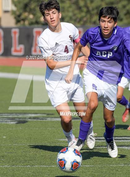 Thumbnail 1 in Shadow Ridge vs. Arizona College Prep (Coyote Classic Soccer Tournament) photogallery.