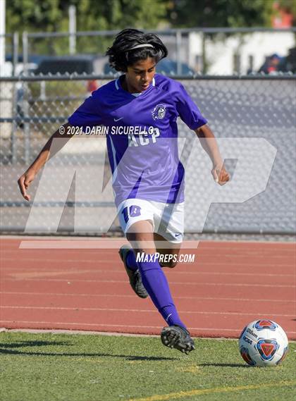 Thumbnail 1 in Shadow Ridge vs. Arizona College Prep (Coyote Classic Soccer Tournament) photogallery.
