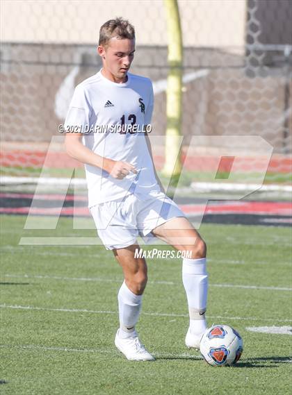 Thumbnail 1 in Shadow Ridge vs. Arizona College Prep (Coyote Classic Soccer Tournament) photogallery.