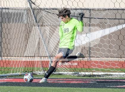 Thumbnail 3 in Shadow Ridge vs. Arizona College Prep (Coyote Classic Soccer Tournament) photogallery.