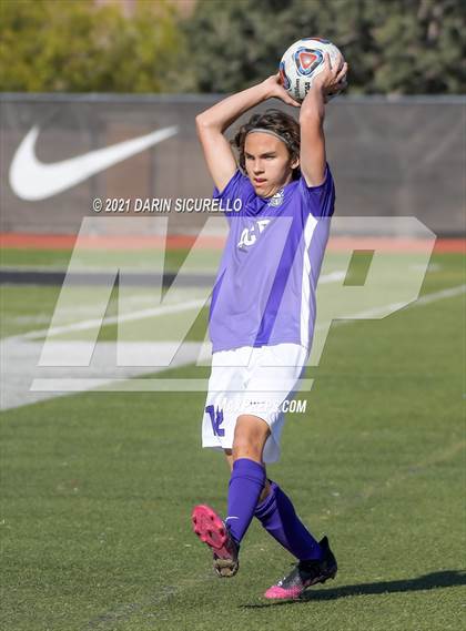 Thumbnail 2 in Shadow Ridge vs. Arizona College Prep (Coyote Classic Soccer Tournament) photogallery.