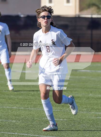 Thumbnail 2 in Shadow Ridge vs. Arizona College Prep (Coyote Classic Soccer Tournament) photogallery.