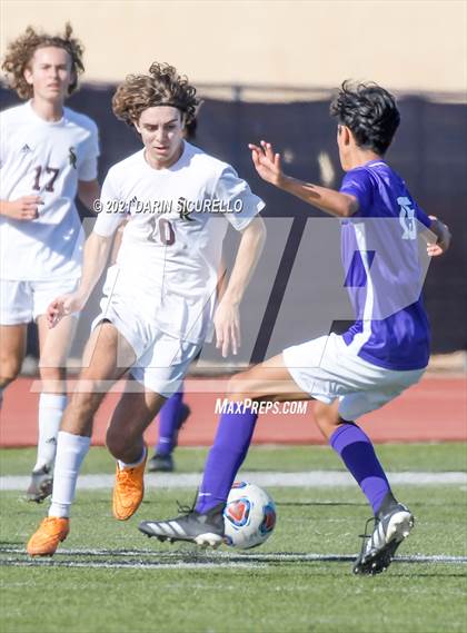 Thumbnail 2 in Shadow Ridge vs. Arizona College Prep (Coyote Classic Soccer Tournament) photogallery.