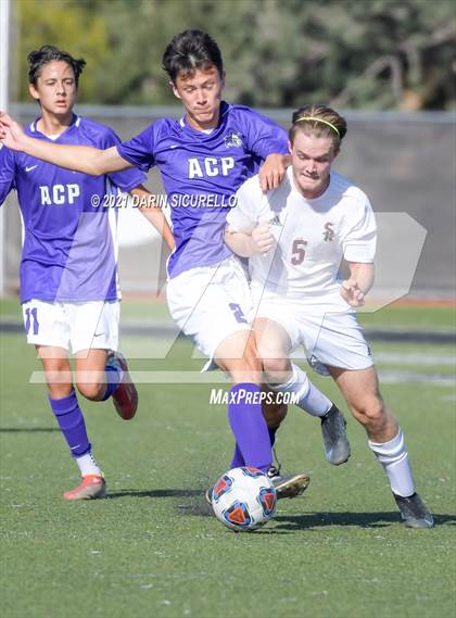 Thumbnail 3 in Shadow Ridge vs. Arizona College Prep (Coyote Classic Soccer Tournament) photogallery.