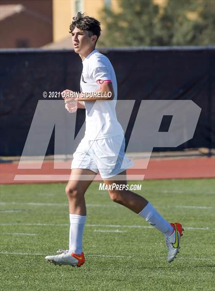 Thumbnail 3 in Shadow Ridge vs. Arizona College Prep (Coyote Classic Soccer Tournament) photogallery.