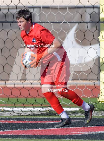 Thumbnail 2 in Shadow Ridge vs. Arizona College Prep (Coyote Classic Soccer Tournament) photogallery.