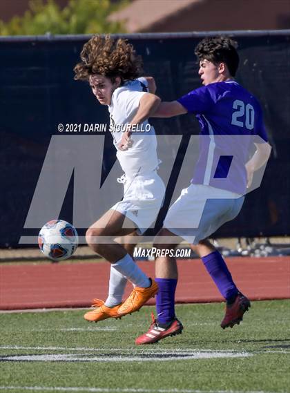 Thumbnail 3 in Shadow Ridge vs. Arizona College Prep (Coyote Classic Soccer Tournament) photogallery.