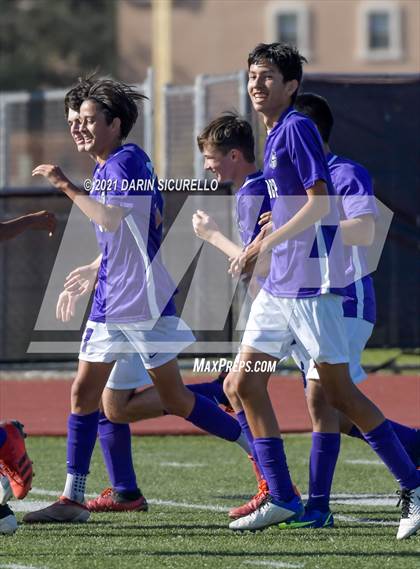 Thumbnail 1 in Shadow Ridge vs. Arizona College Prep (Coyote Classic Soccer Tournament) photogallery.