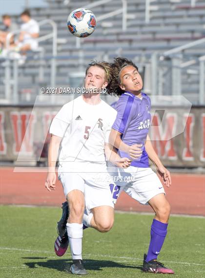 Thumbnail 1 in Shadow Ridge vs. Arizona College Prep (Coyote Classic Soccer Tournament) photogallery.