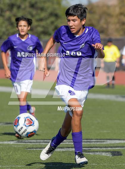Thumbnail 2 in Shadow Ridge vs. Arizona College Prep (Coyote Classic Soccer Tournament) photogallery.