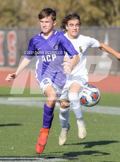 Thumbnail 1 in Shadow Ridge vs. Arizona College Prep (Coyote Classic Soccer Tournament) photogallery.
