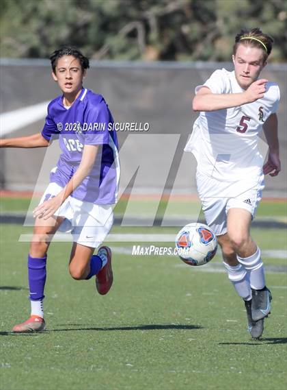 Thumbnail 2 in Shadow Ridge vs. Arizona College Prep (Coyote Classic Soccer Tournament) photogallery.