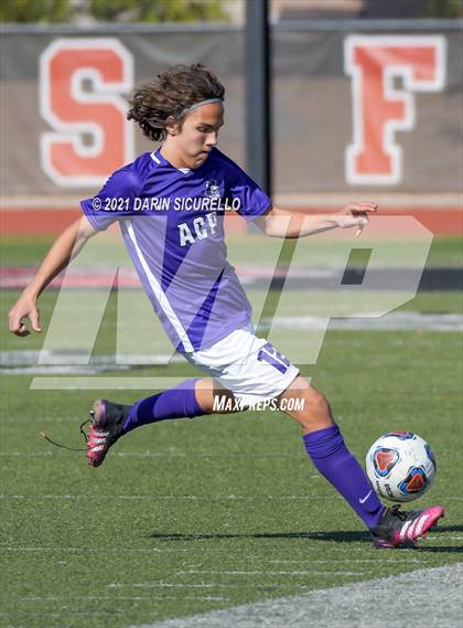 Thumbnail 2 in Shadow Ridge vs. Arizona College Prep (Coyote Classic Soccer Tournament) photogallery.