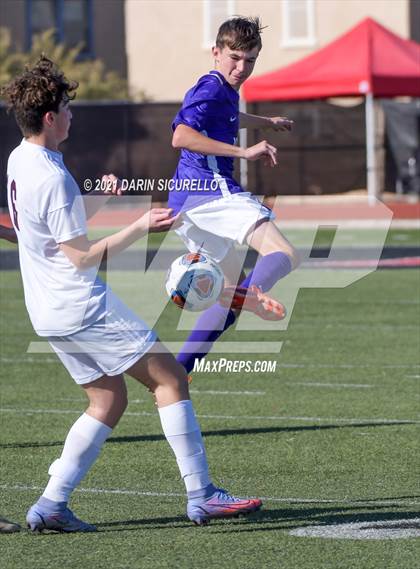 Thumbnail 1 in Shadow Ridge vs. Arizona College Prep (Coyote Classic Soccer Tournament) photogallery.