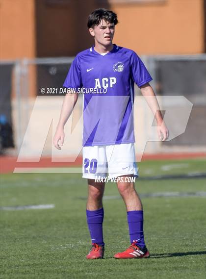 Thumbnail 2 in Shadow Ridge vs. Arizona College Prep (Coyote Classic Soccer Tournament) photogallery.