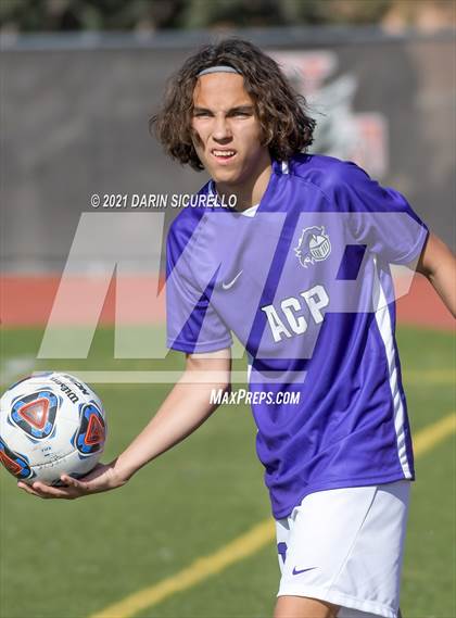 Thumbnail 2 in Shadow Ridge vs. Arizona College Prep (Coyote Classic Soccer Tournament) photogallery.