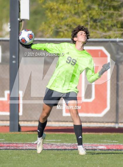 Thumbnail 3 in Shadow Ridge vs. Arizona College Prep (Coyote Classic Soccer Tournament) photogallery.