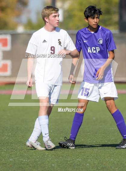 Thumbnail 3 in Shadow Ridge vs. Arizona College Prep (Coyote Classic Soccer Tournament) photogallery.