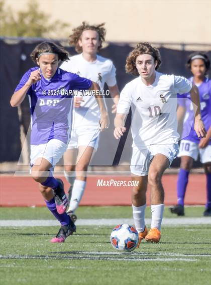 Thumbnail 1 in Shadow Ridge vs. Arizona College Prep (Coyote Classic Soccer Tournament) photogallery.
