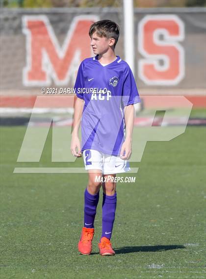 Thumbnail 1 in Shadow Ridge vs. Arizona College Prep (Coyote Classic Soccer Tournament) photogallery.